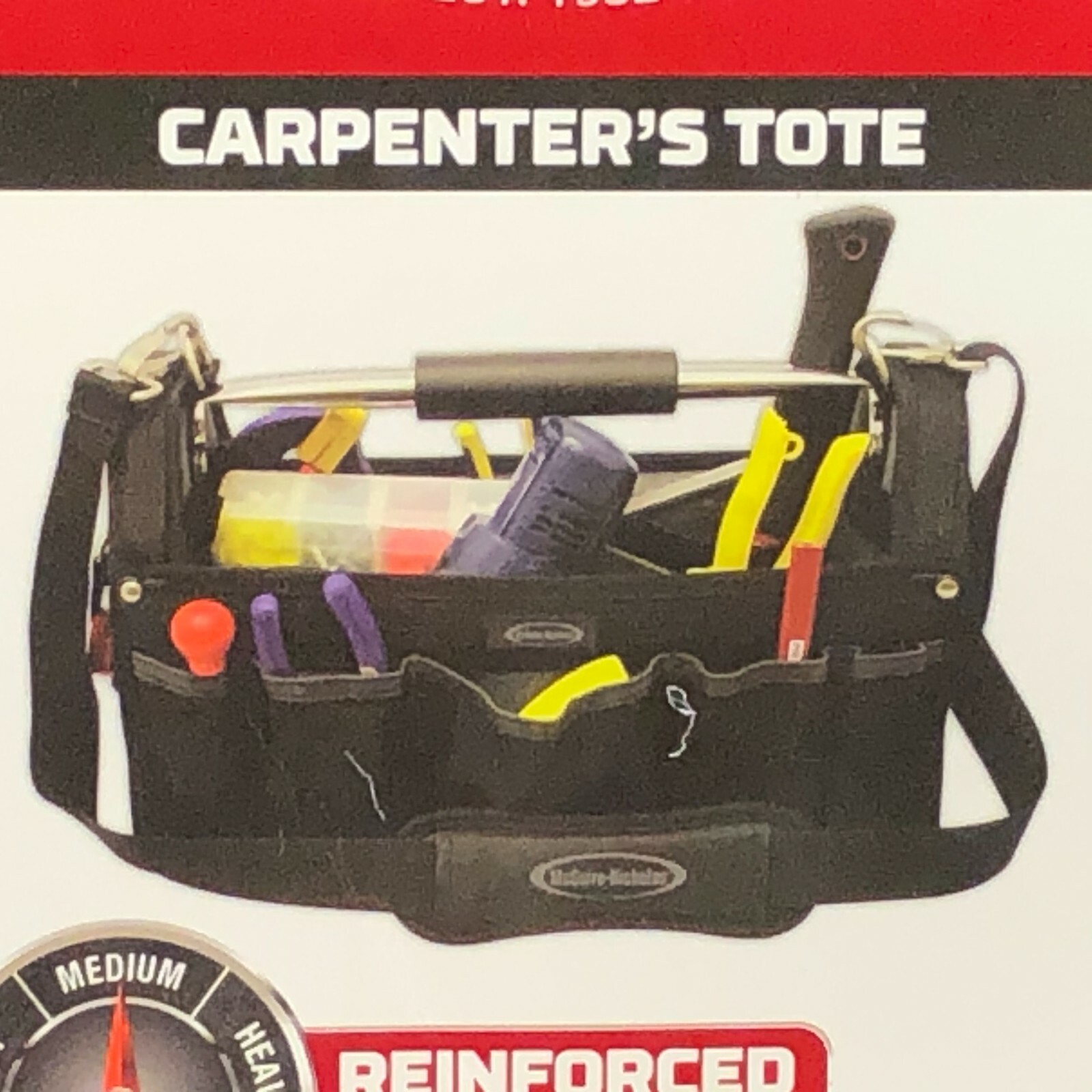 22217-1, 16» McGuire-Nicholas, Carpenter’s Tote, Plumber’s Tool Organizer