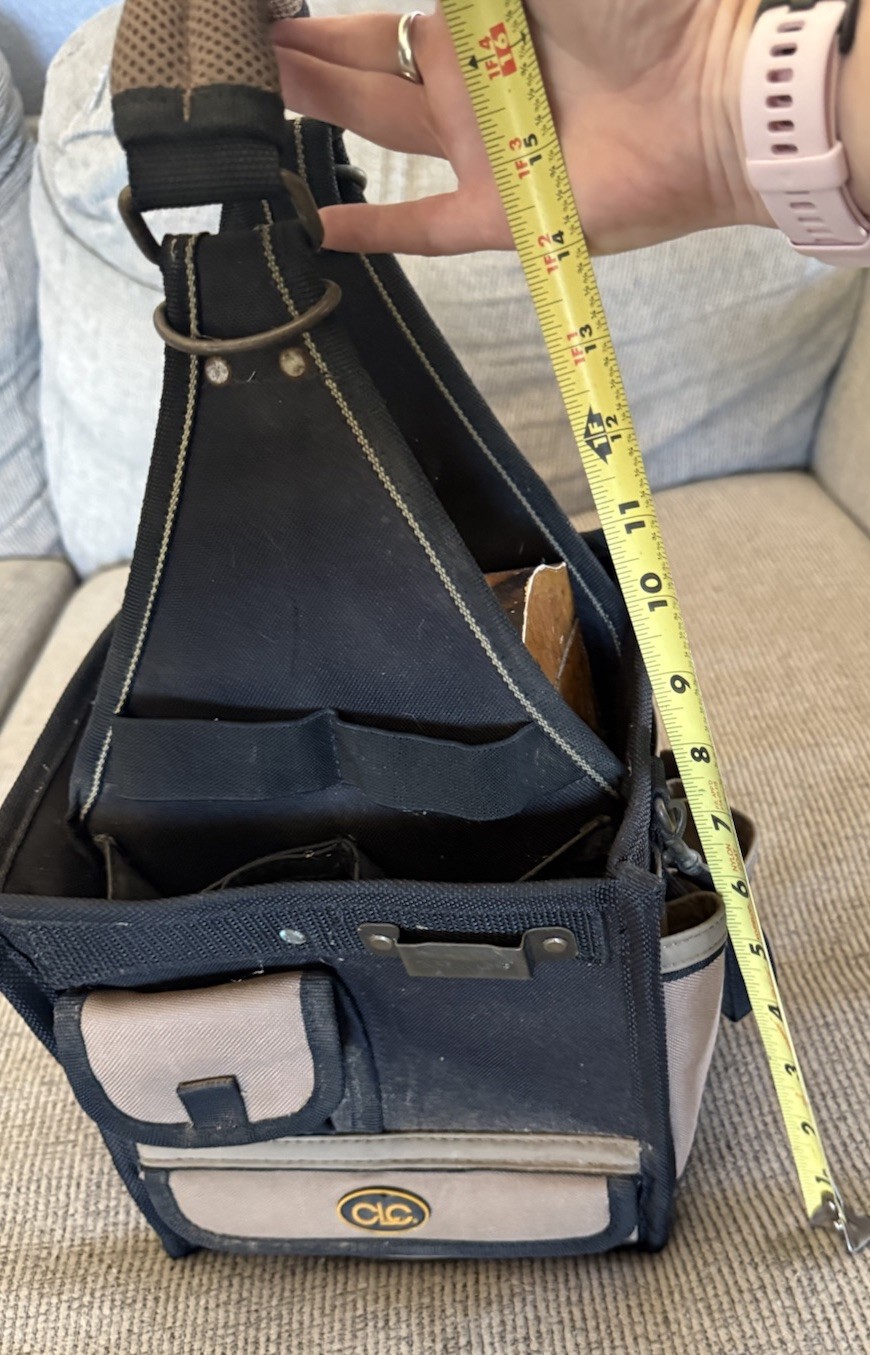 CLC-Custom Leather Craft-Electrical/Maintenance Tool Carrier, Black
