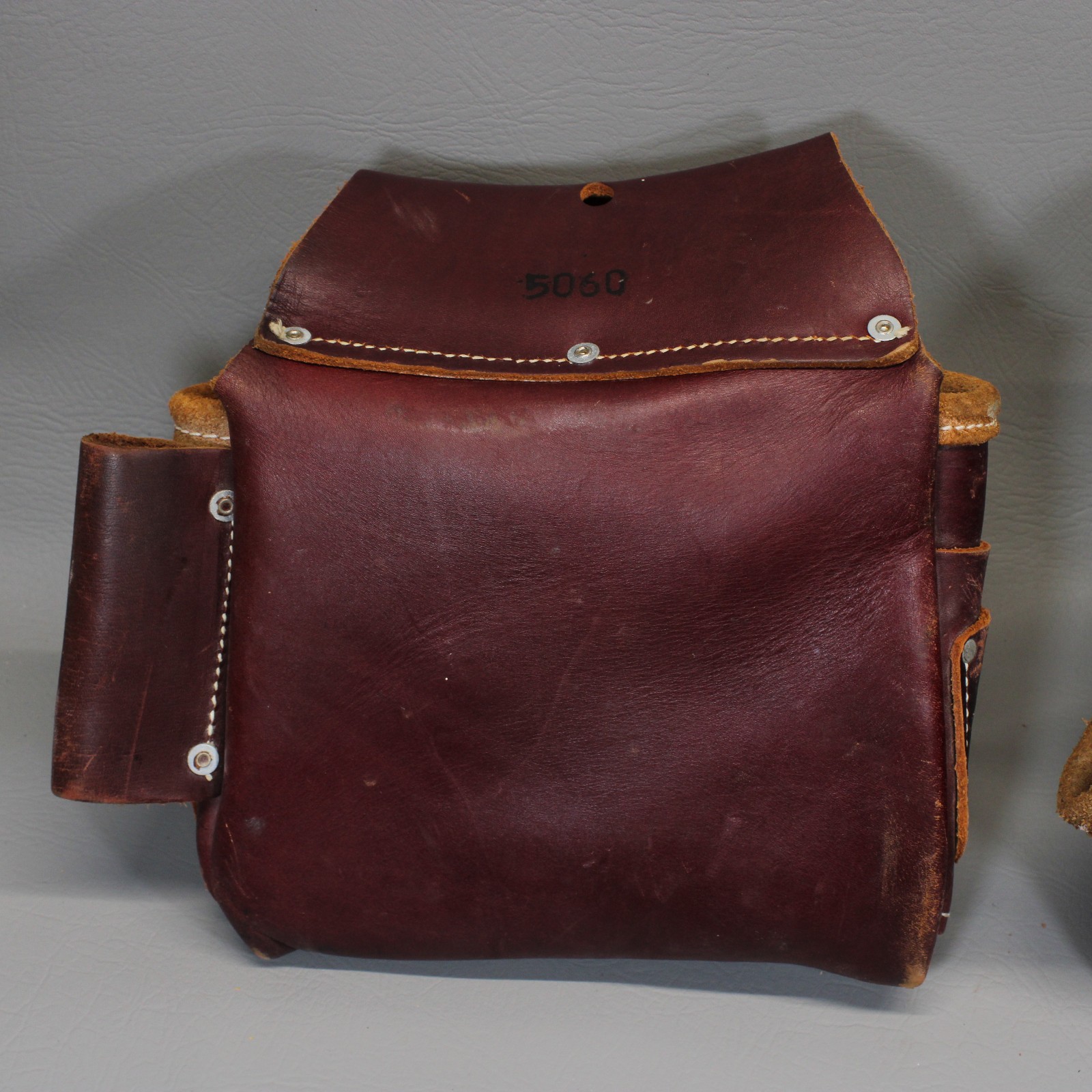 Occidental Carpenter’s Leather Tool Belt & Pouches 5018, 5060, Med. Belt
