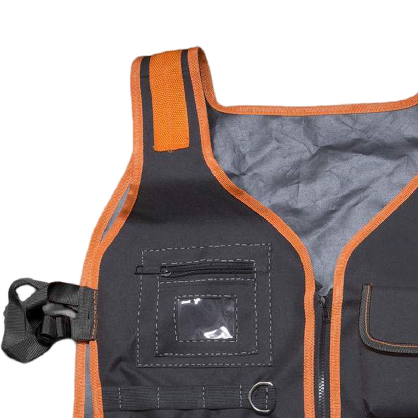 Tool Vest Electrician Universal Utility Chest Pack Multi Pockets Storage Work