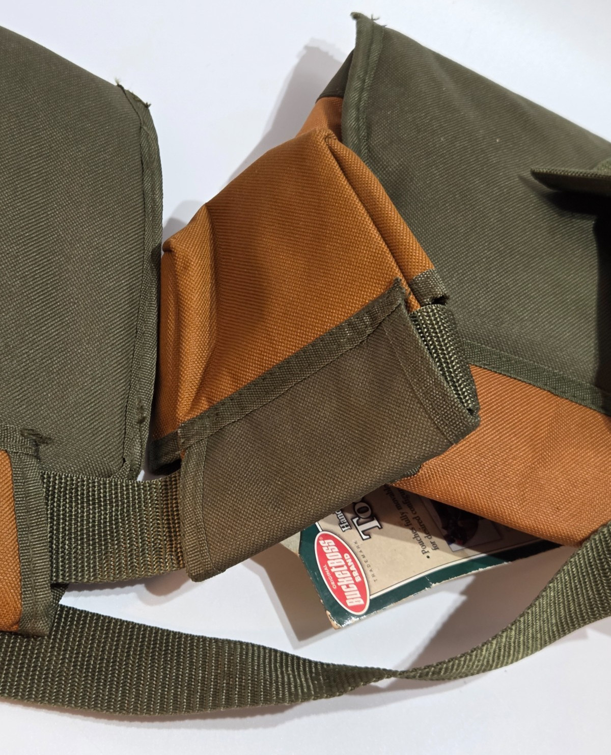 Bucket Boss Brand Handyman’s 12 Pocket Tool Belt Canvas Up to 46″ Waist 3 Pouch