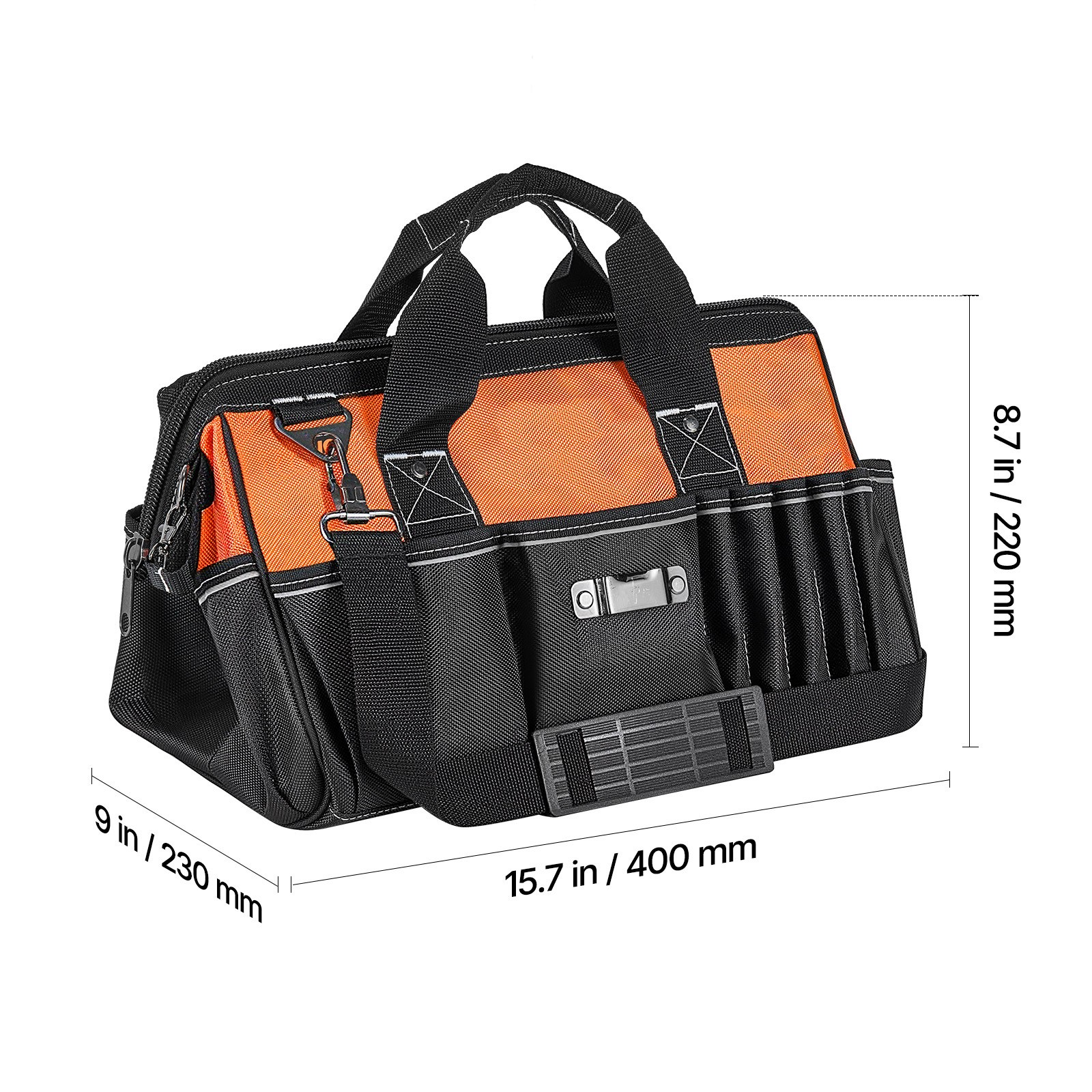 Uimoso 15.7-Inch Tool Bag with 33 Pockets for Portable Tool Storage