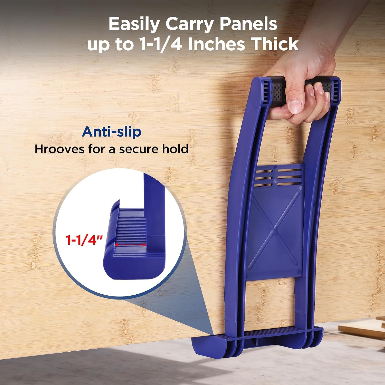 Drywall Carrier 2 Pack Plywood Carrier Tool with 176 lbs Load Capacity