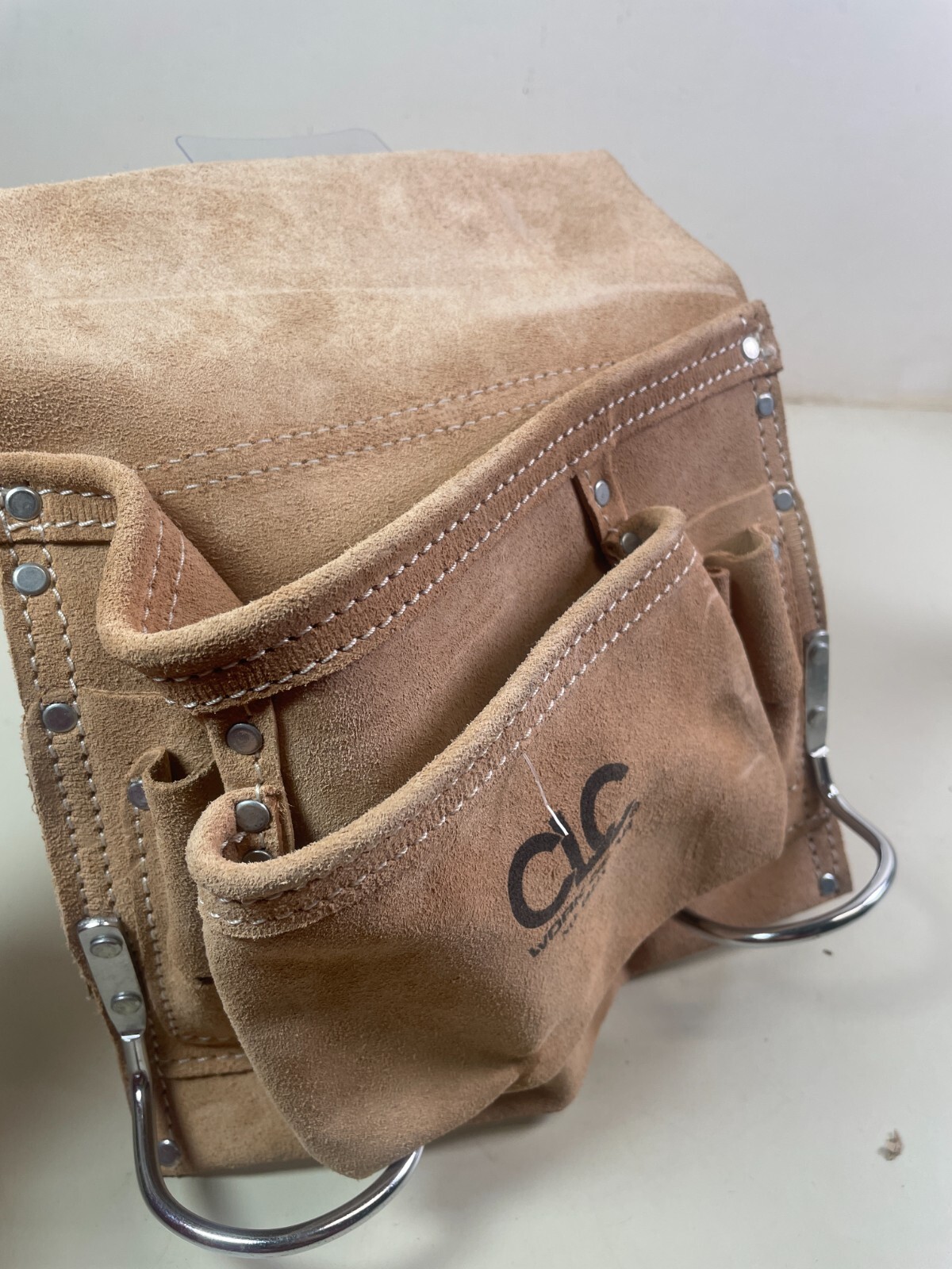 CLC Work Gear 1823X Suede Nail & Tool Bag Pouch Custom Leather Craft