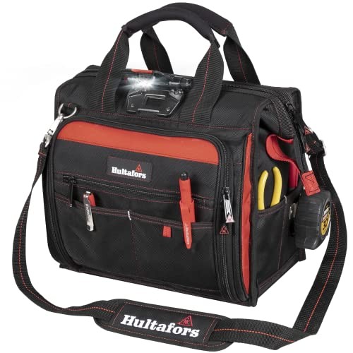 Work Gear HTL573 Lighted Technician’s Tool Bag, 55 Pockets, Heavy Duty