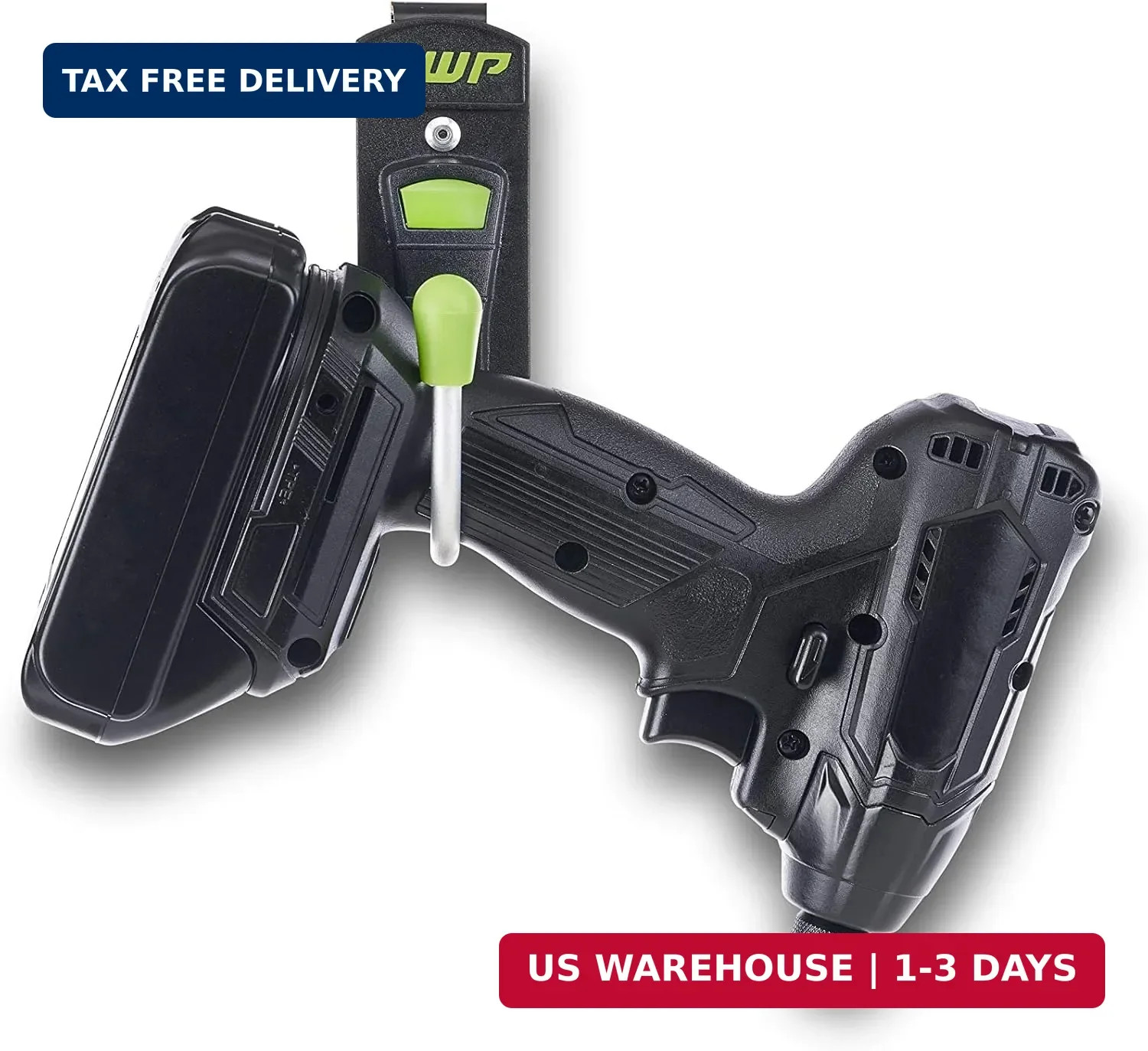 AWP Monster Tool Hook, Heavy-Duty Metal Clip-On Swiveling Belt Hook for Work Bel