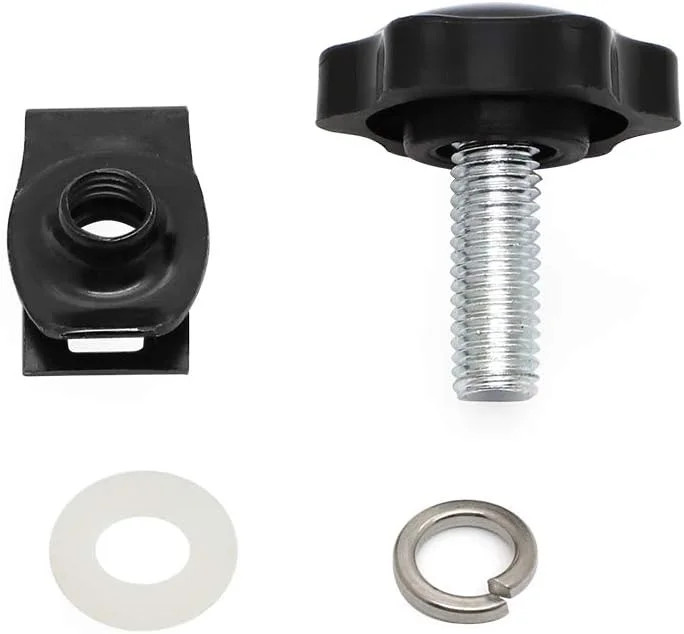 Black Hardbagger Security Theft Deterrent Saddlebag Locks Mounting Hardware Fit