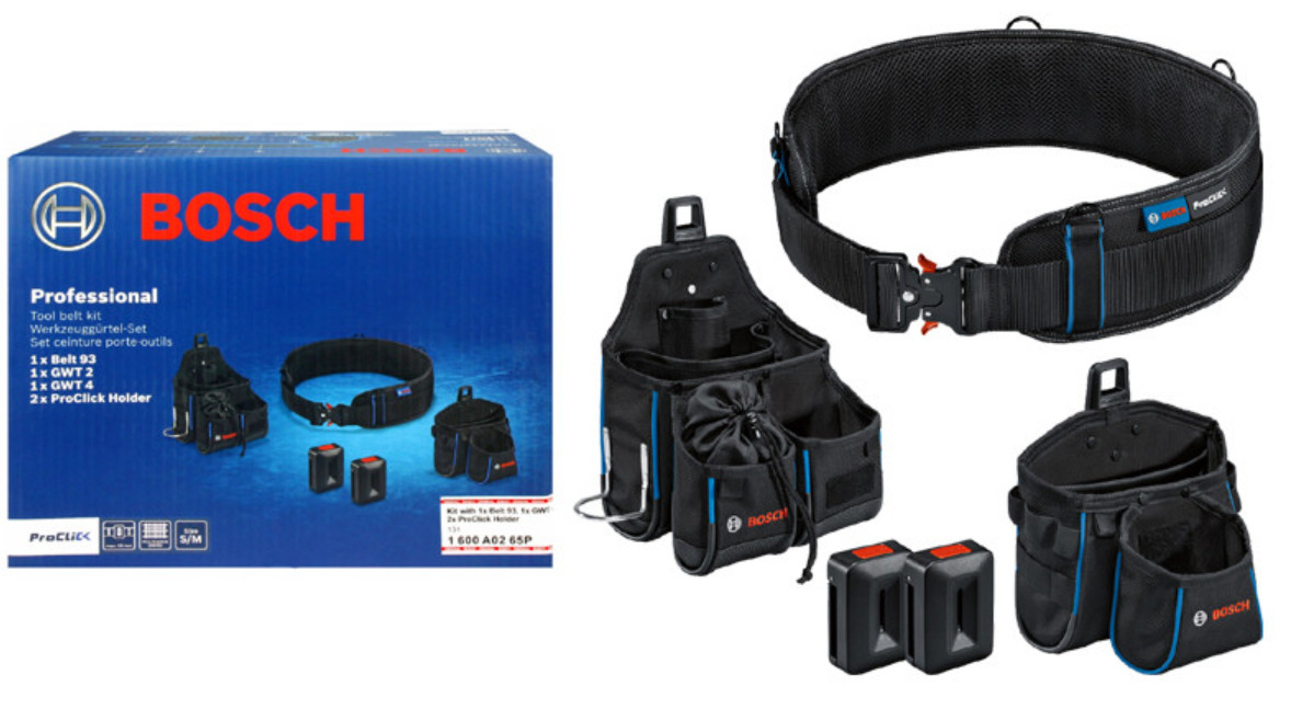 Bosch Tool Belt 93 Kit SET Professional Tool Bag Genuine – EXPRESS