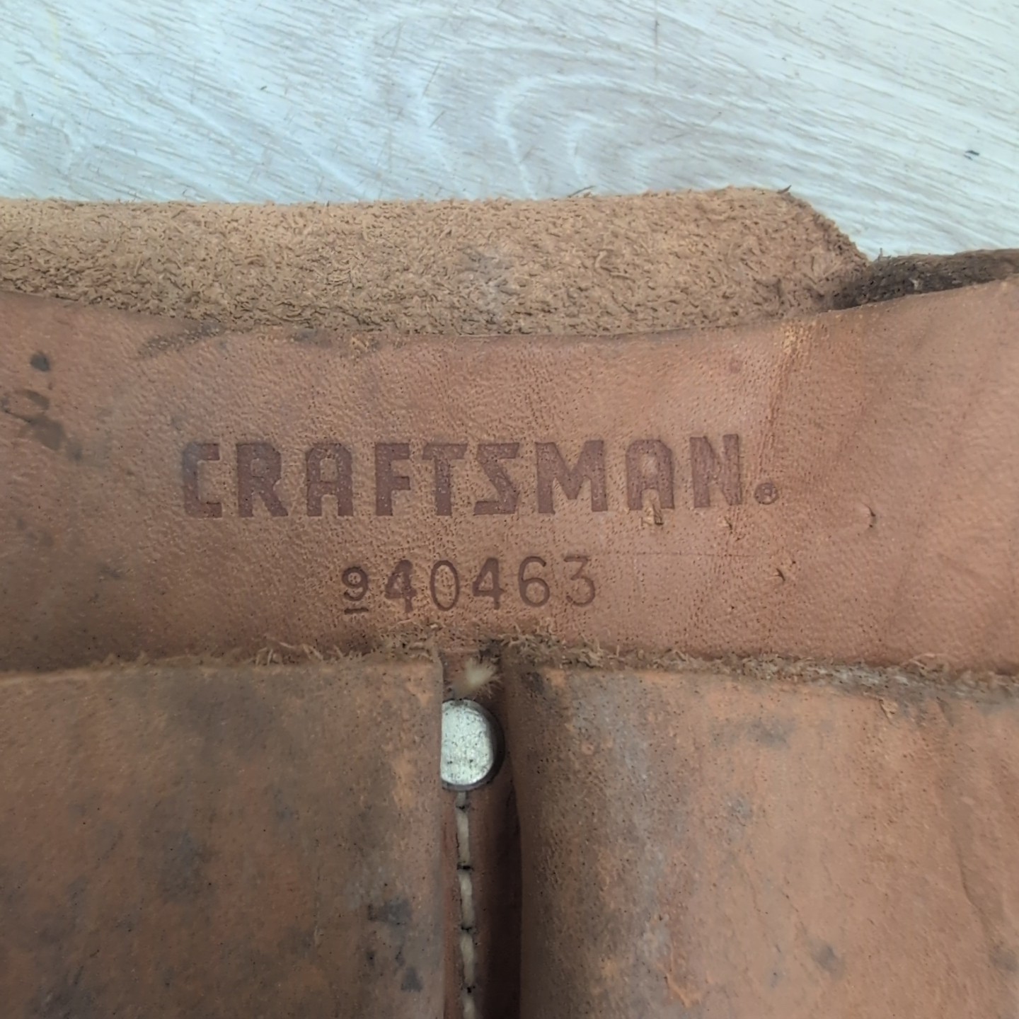 Vintage Craftsman Professional Leather Tool Pouch 40463