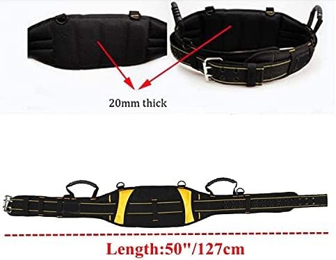 Padded Tool Belt Comfortable Tool Belt for Men Heavy Duty Work Tool Belt With Ba