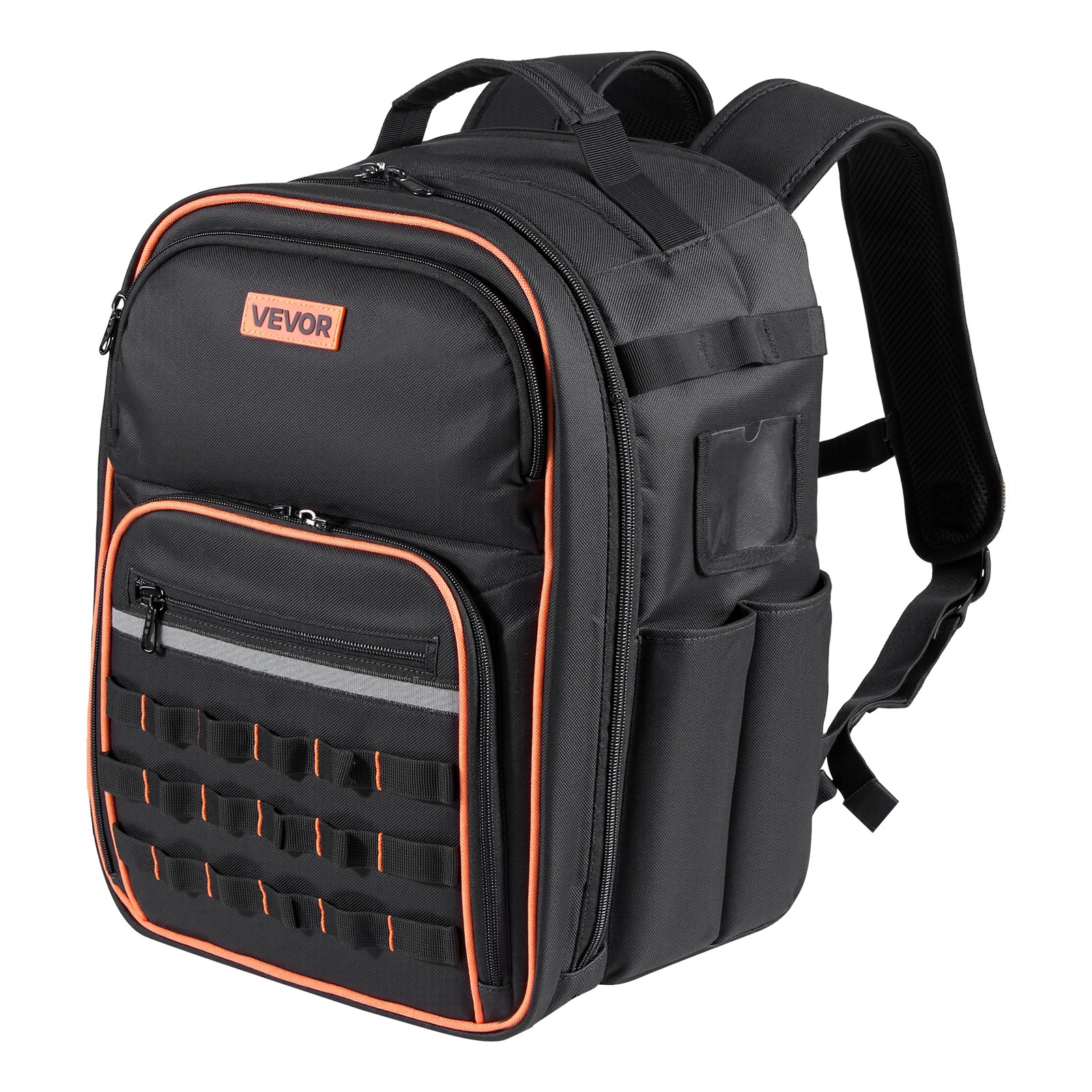 VEVOR Tool Backpack 49 Pockets Tear-resistant Jobsite Backpack for Electrician