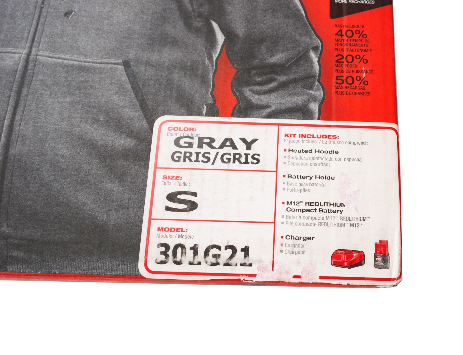 Milwaukee M12 Heated Hoodie Kit Mens S Jacket with Battery & Charger NEW