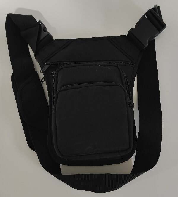 Ranger Supply Room Chest Pack Crossbody Tool Bag Rugged Organzier Black