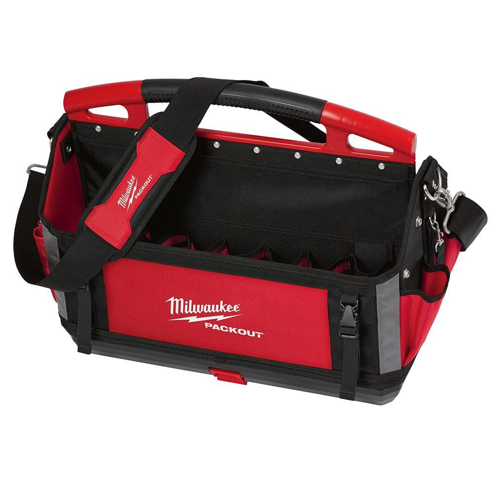 Technician Tool Bag 20″ Compact Contractor Tote Electrician Caddy Tear Resistant