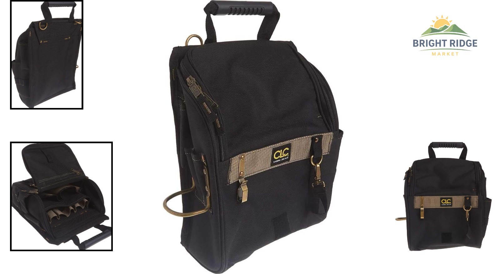 Large Electrician Tool Bag Featuring 21 Pockets and Comfortable Shoulder Strap