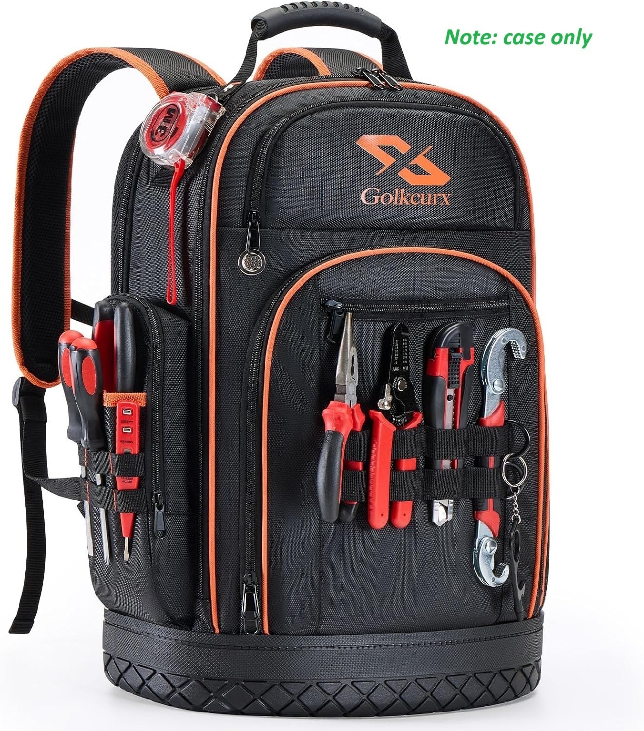 Heavy Duty Tool Backpack with Molded Base – Durable 1680D Carrier for Electricia