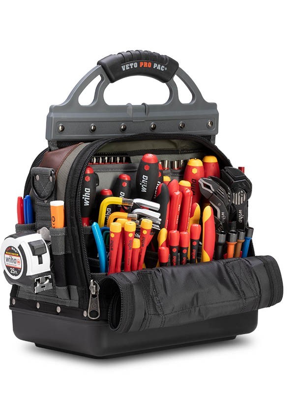 Veto Tech LC Tech Large Tool Bag , Black