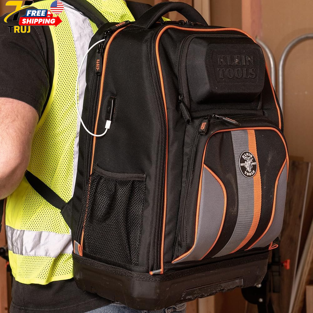 62805BPTECH 28-Pocket Laptop Backpack Tool Bag Tradesman Pro Extra-Large Tech T