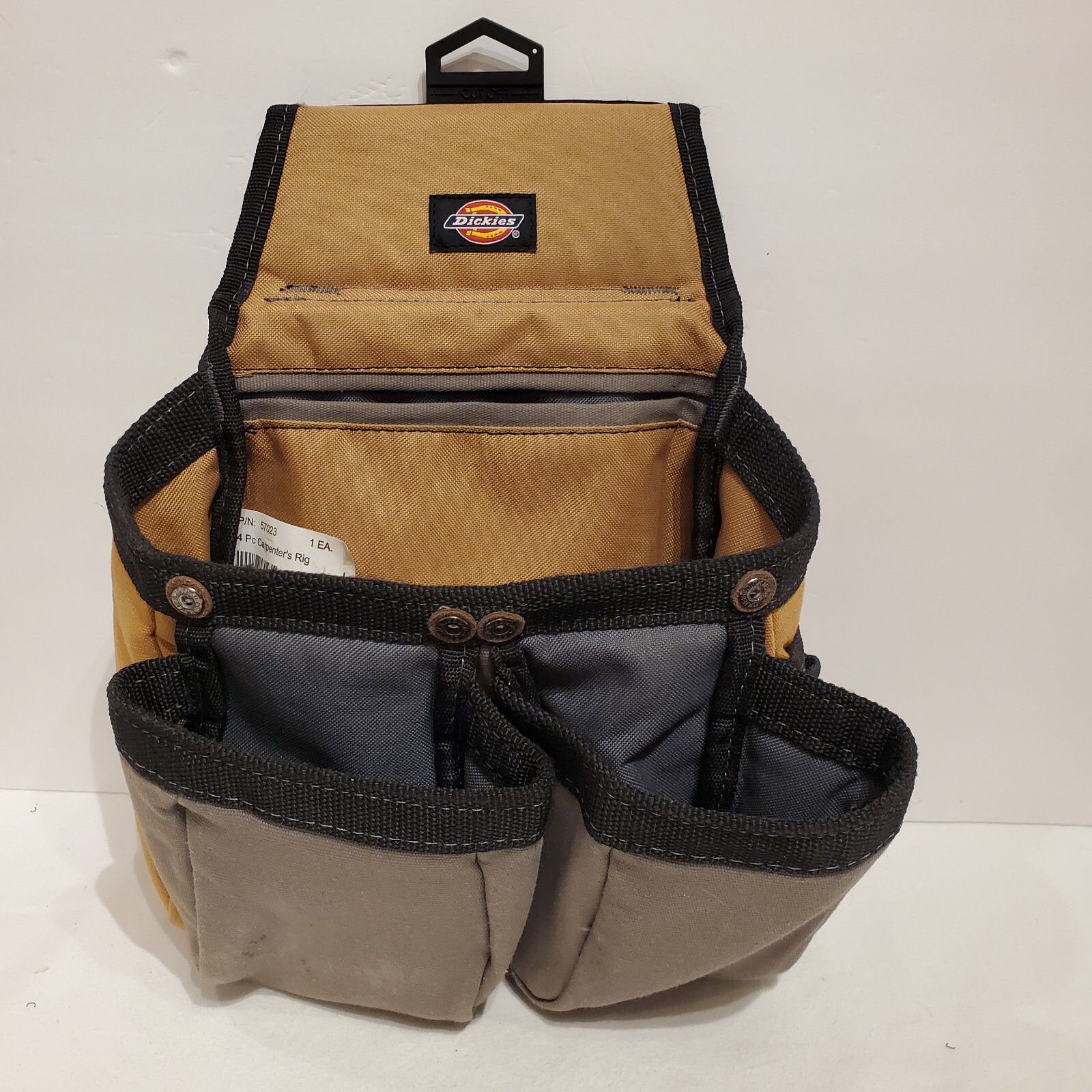 Dickies Canvas Carpenter’s Rig Tool Bag No Belt or Strap Has Wear And Fading