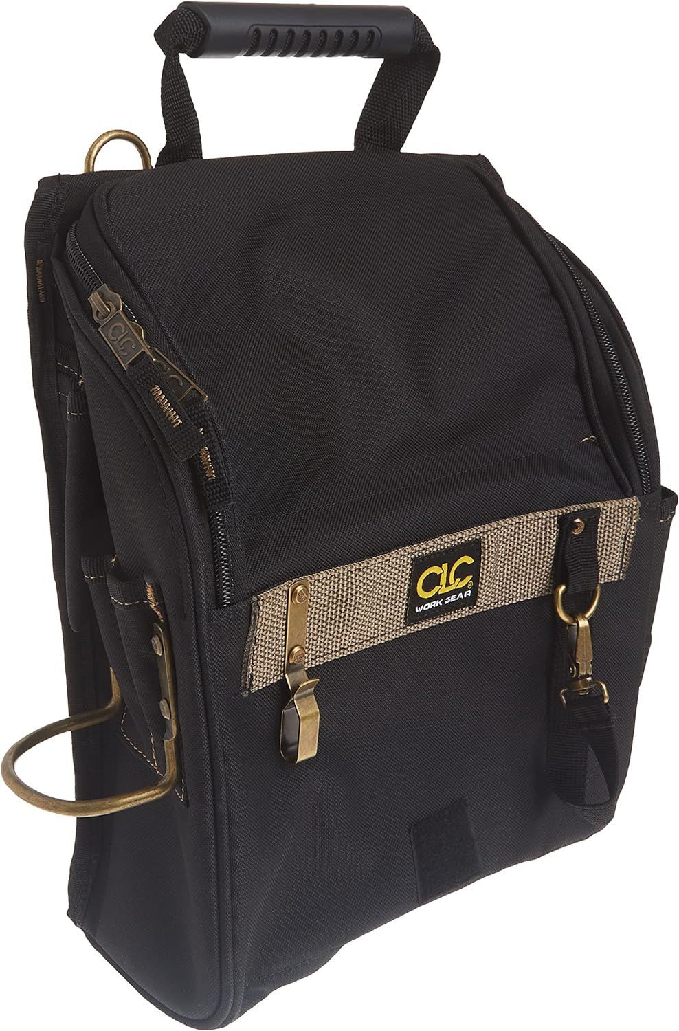 CLC Custom Leathercraft 1509 Zippered Professional 21-POCKET, Black