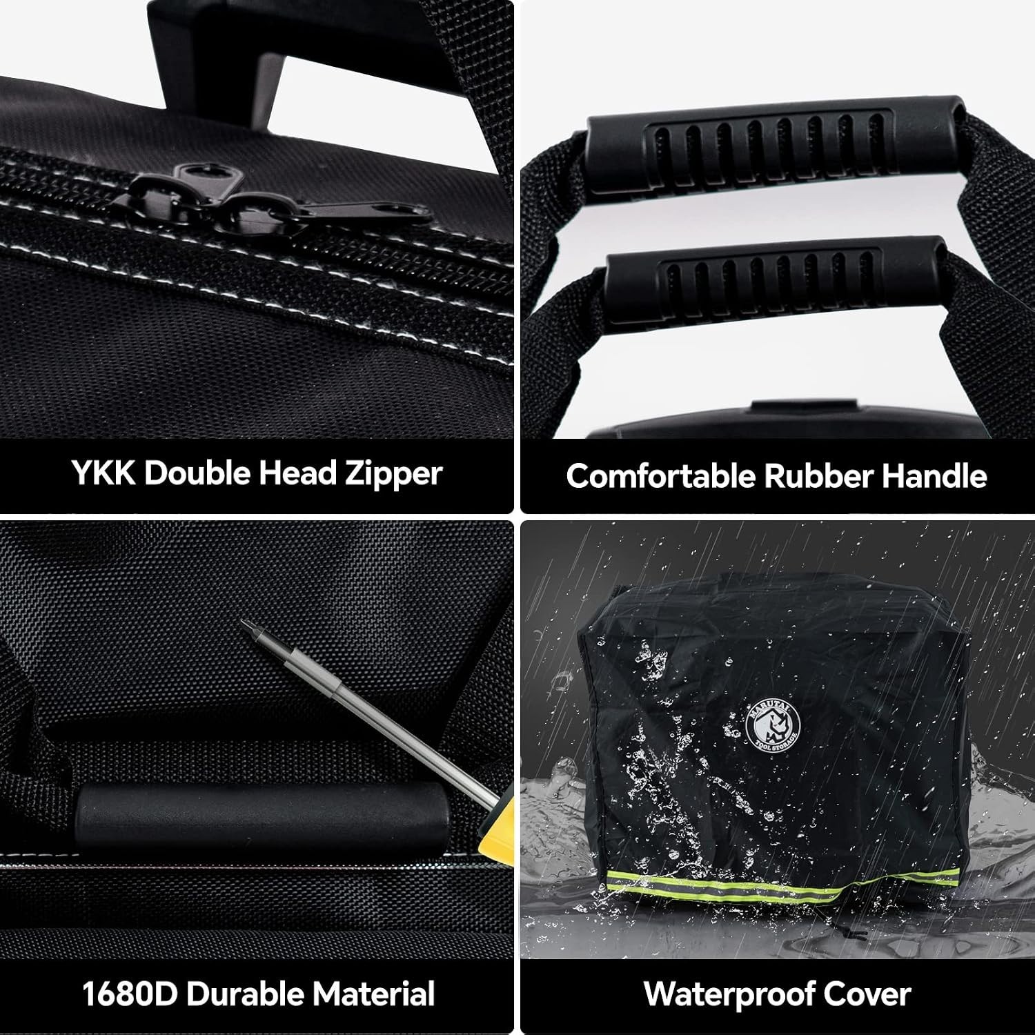 Durable 18» Tool Bag with Large Wheels – Waterproof for Ultimate Protection