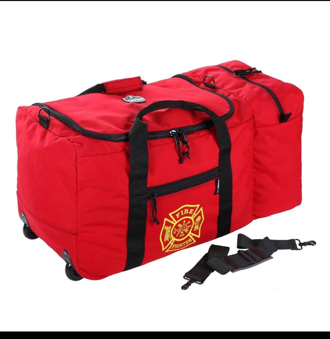 Ergodyne Gb5005w Duffel Bag, Polyester, 31 In L, 14 In W, Red