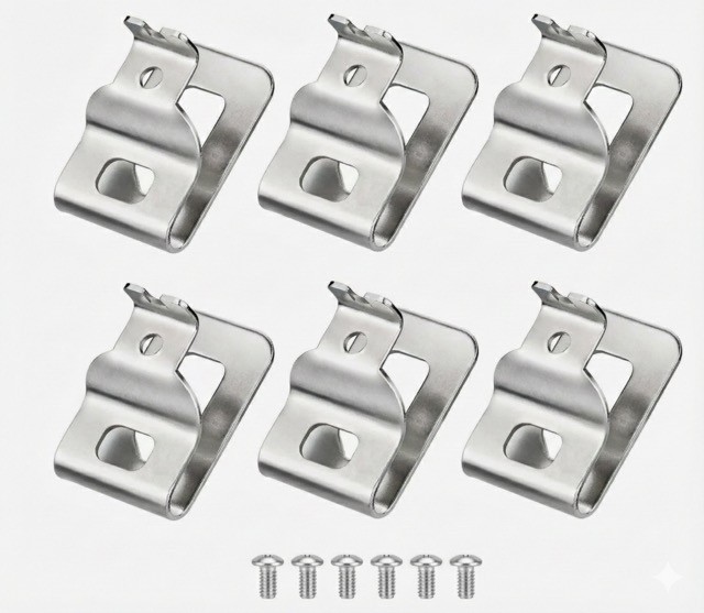 6 PCS For DEWALT 20V Drill Driver N268241 N169778 N086039 Tools Belt Clip Hook