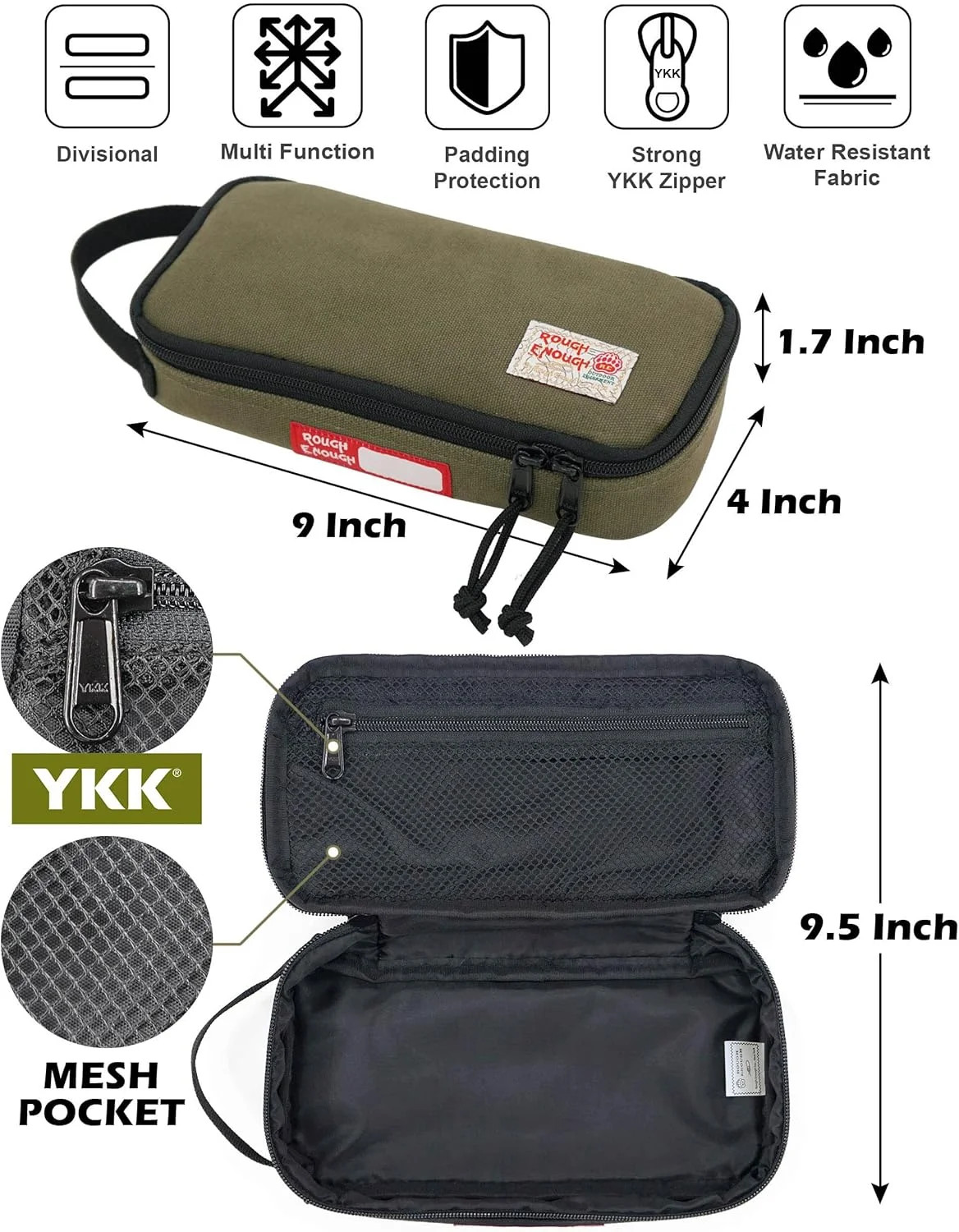 Rough Enough Small Tool Bag Pouch Box EDC Organizer Storage Case for Accessories