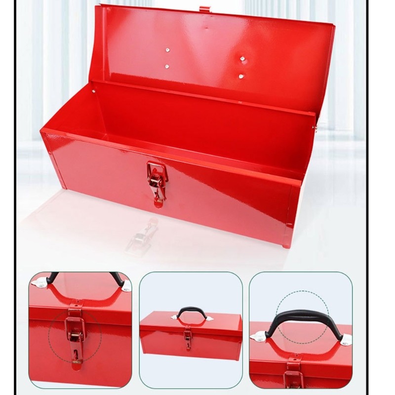 Metal Tool Chest Carriers Holder Box Organizers Case For Easy Transport Storage