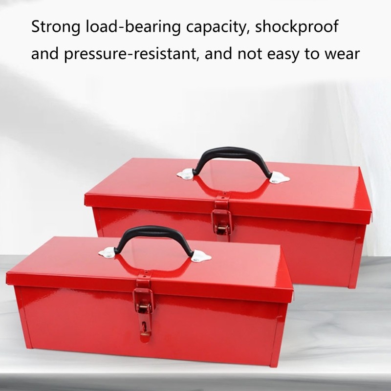 Metal Tool Chest Carriers Holder Box Organizers Case For Easy Transport Storage