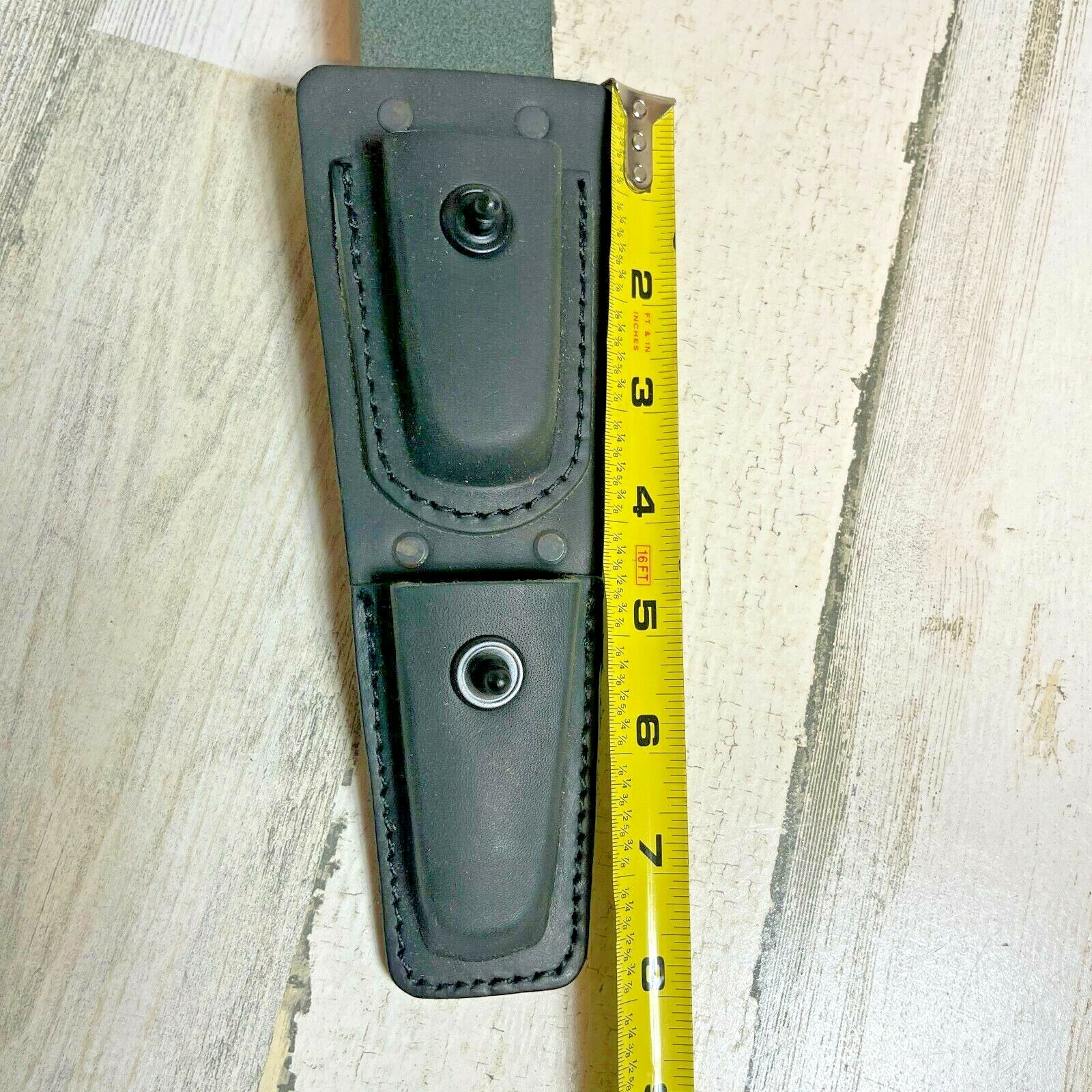Two Pocket Leather Tool Belt Pouch Made in USA Kipper Tool Lift the Dot Fastener
