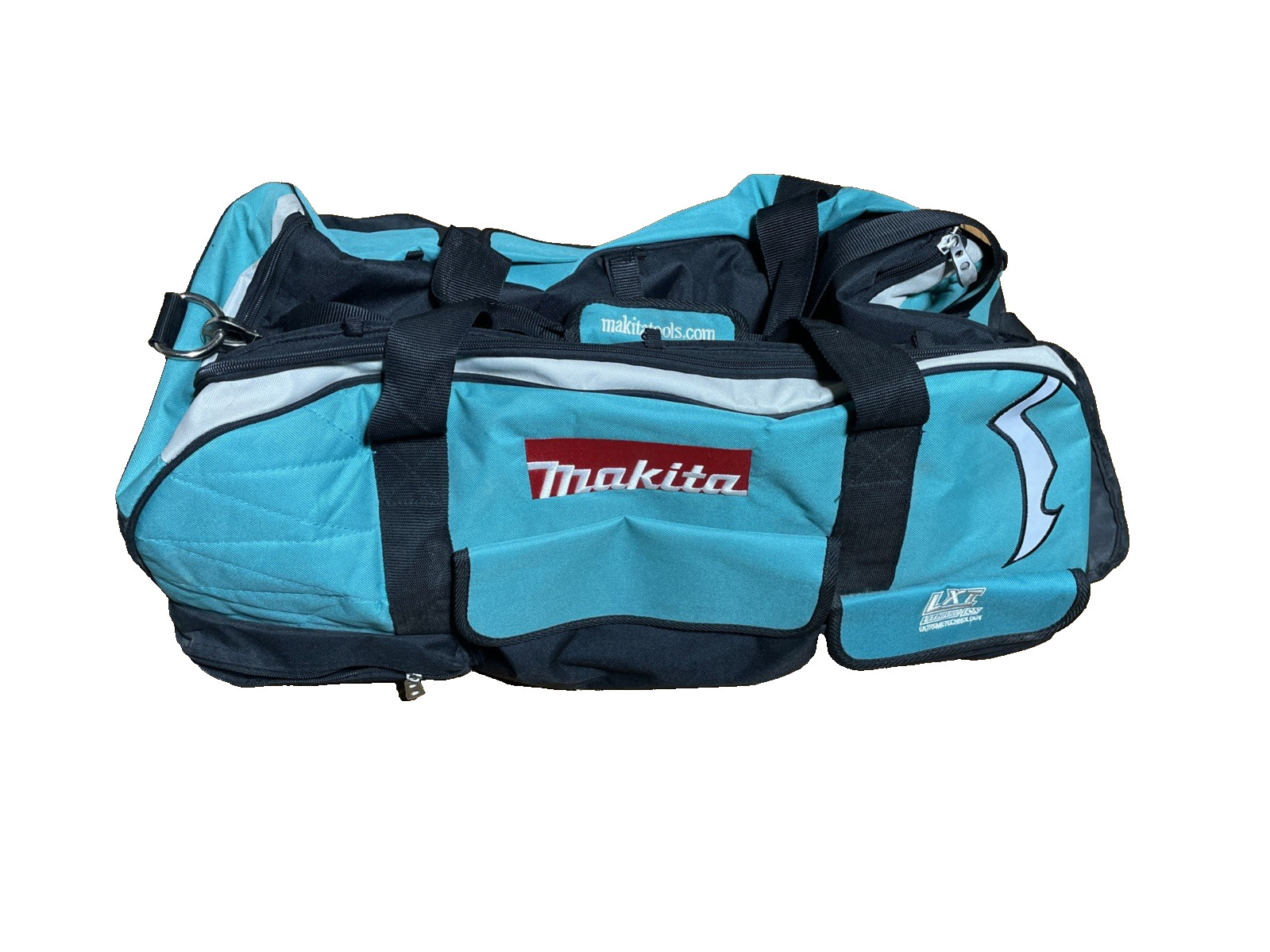 Makita Rolling Tool Bag 26” Teal Black LXT Wheeled Contractor Bag Telescoping Ha