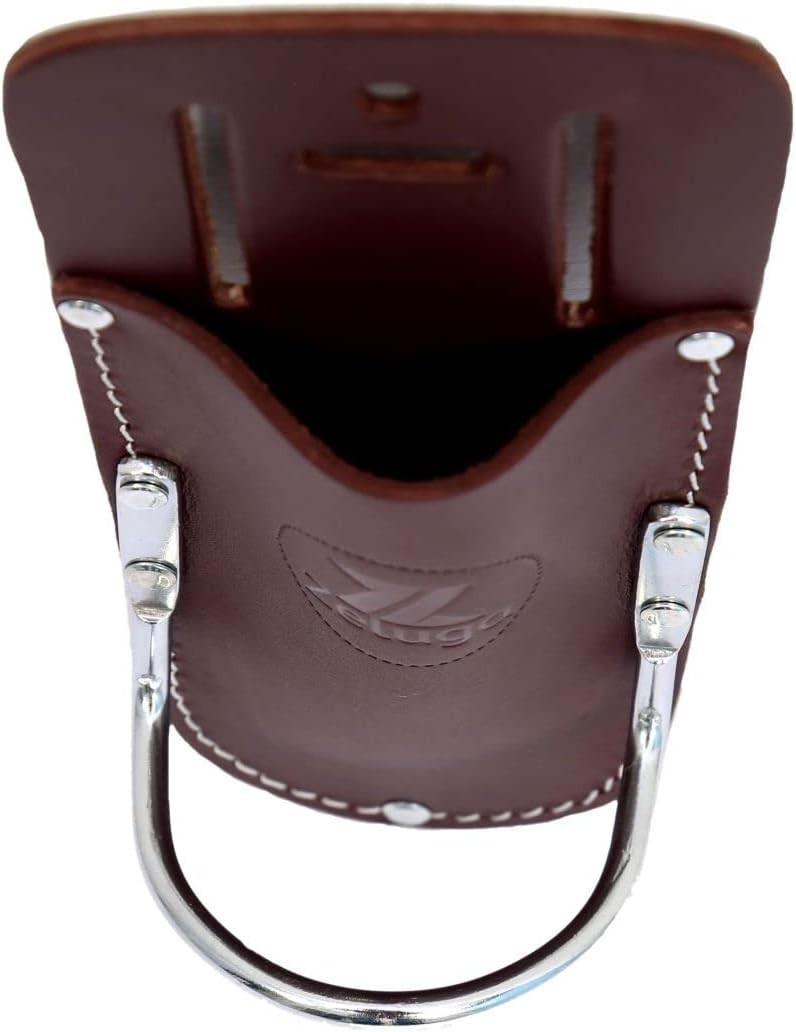 Professional Grade Heavy Duty Hammer Holder in Cherry with Tough Leather Sheath