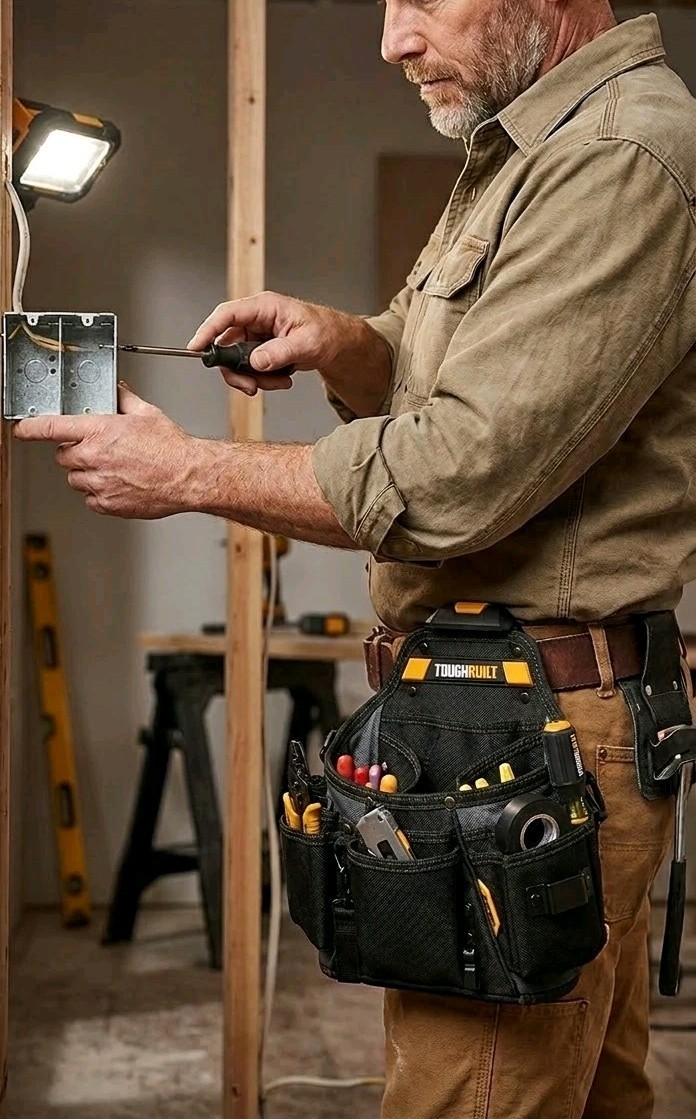 TOUGHBUILT TOU-CT-106A Service Pouch with Shoulder Strap
