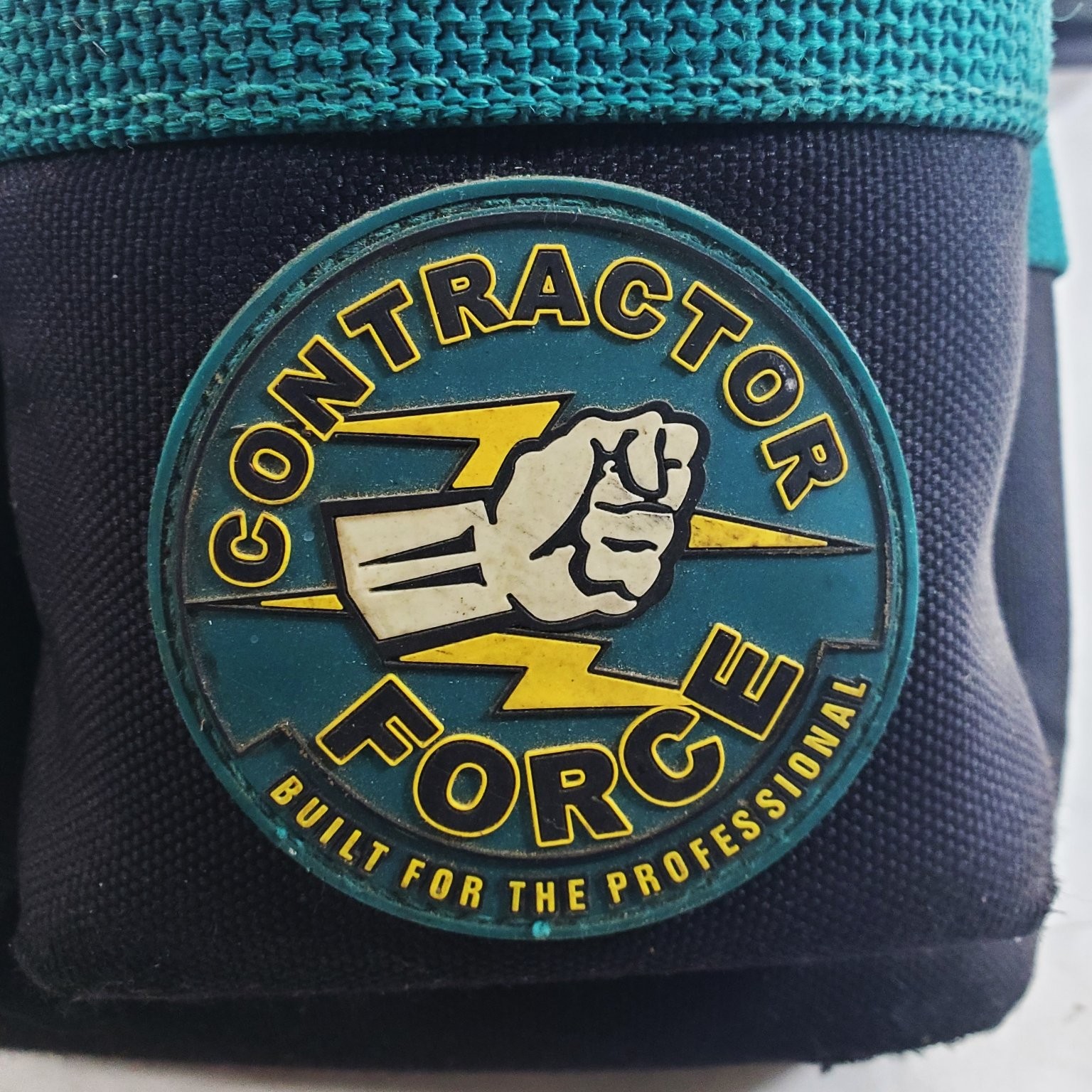 Gatorback Tool Belt Pouch Padded Black Teal Contractor Force