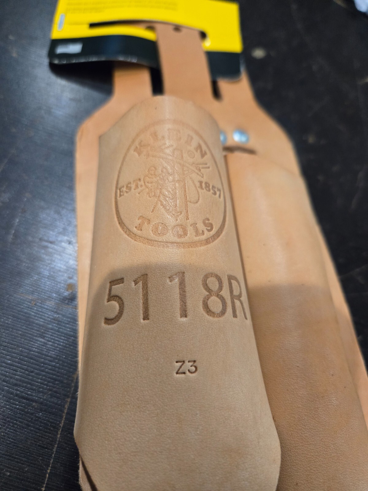 KLEIN TOOLS 5118R Tool Holster Leather PLIERS FOLDING RULE NEW MADE IN USA $18