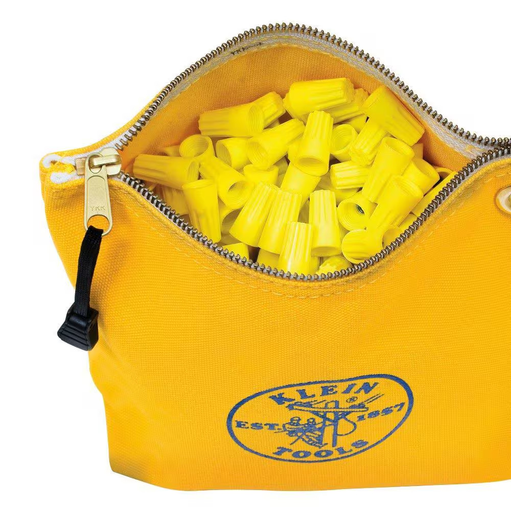 3.5 In. Assorted Canvas Zipper Tool Bag (3-Pack)