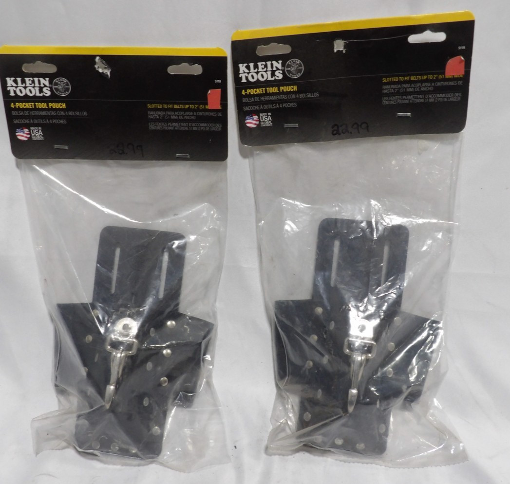 Set of Two- Klein 4 pocket tool pouch-#5119