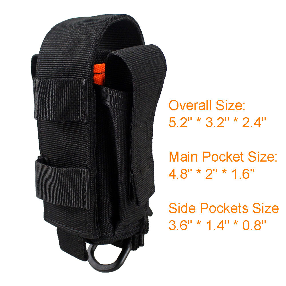 Tactical Tool Molle Pouch Organizer Multiple Plier Pencil Knife Pocket Holder