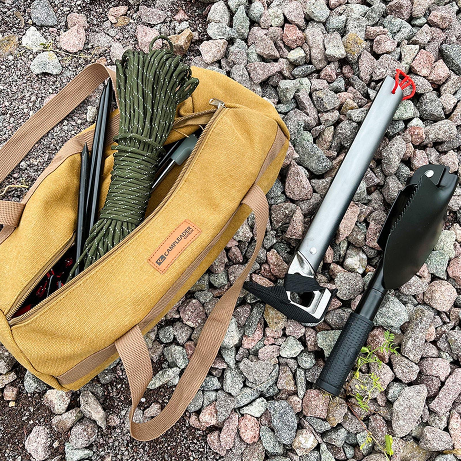 Roll up Tool Bag Organizer Canvas Tool Bag for Screwdrivers Household Pliers