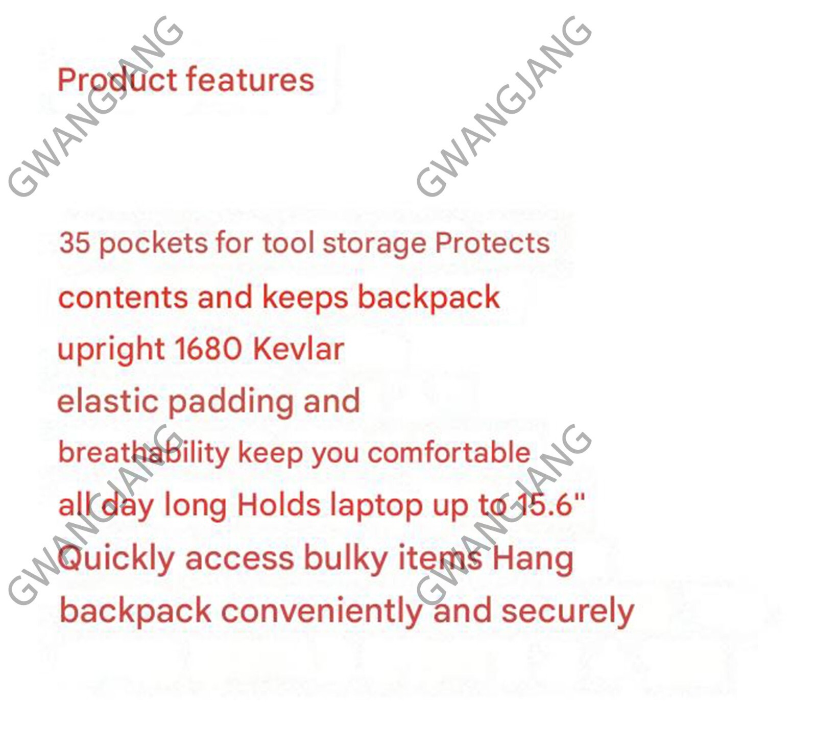 Milwaukee 48-22-8200 Durable Backpack 35 Pockets Tool Laptop Holds DIY Easy Hand