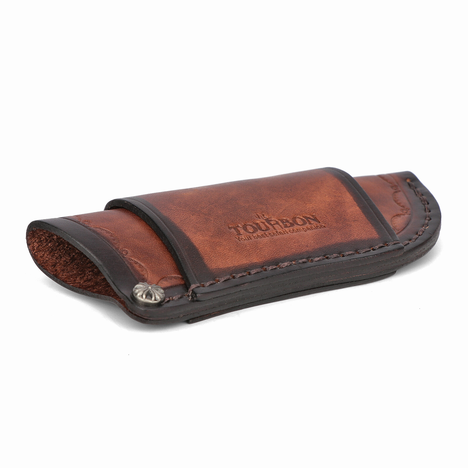 Leather Knife Sheath for Fixed Blade Knives – Belt-Mounted Storage Pocket Case