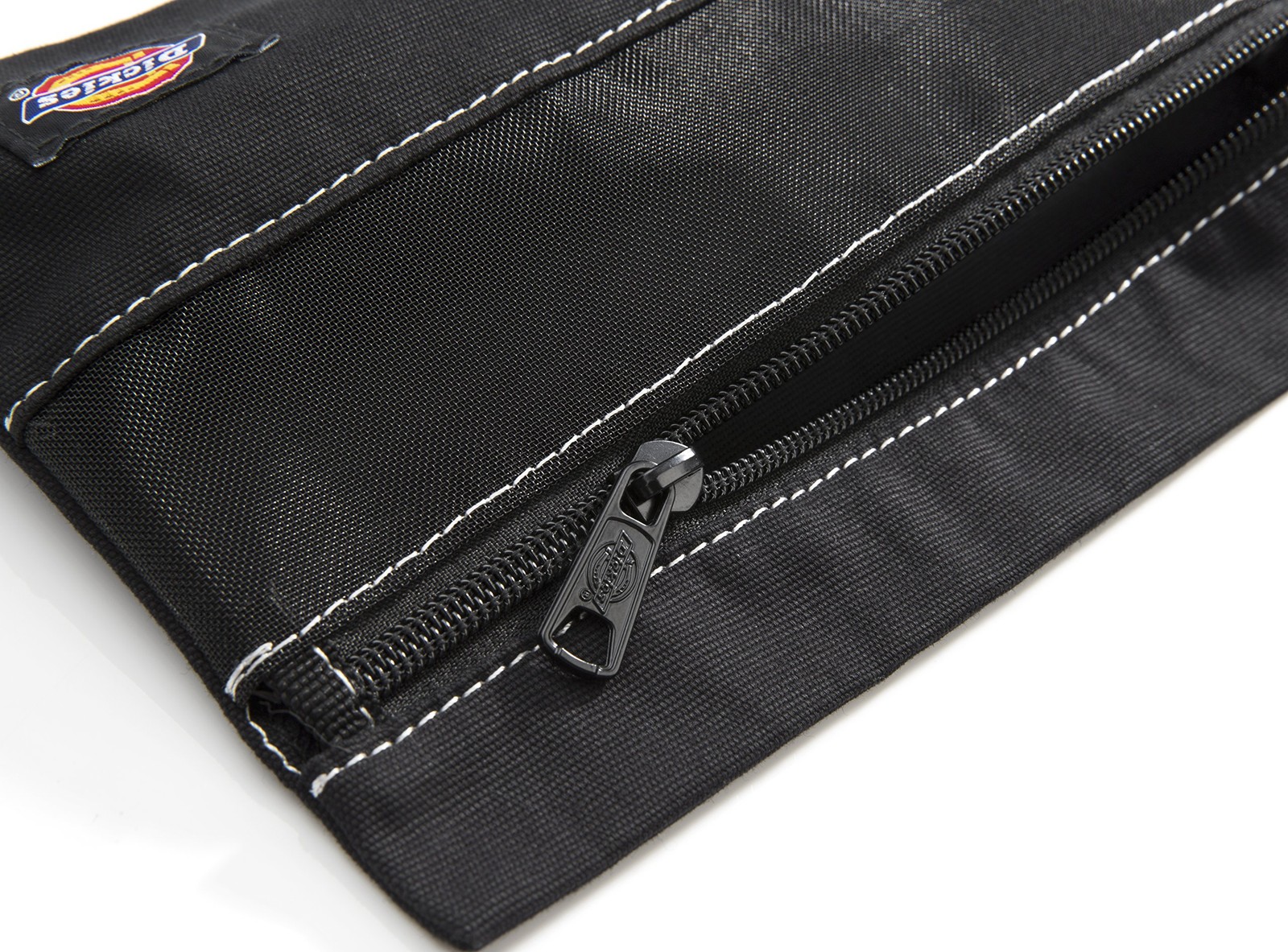 Dickies Set of 3 Small Canvas Utility Pouches, Zippered, for Small, Black