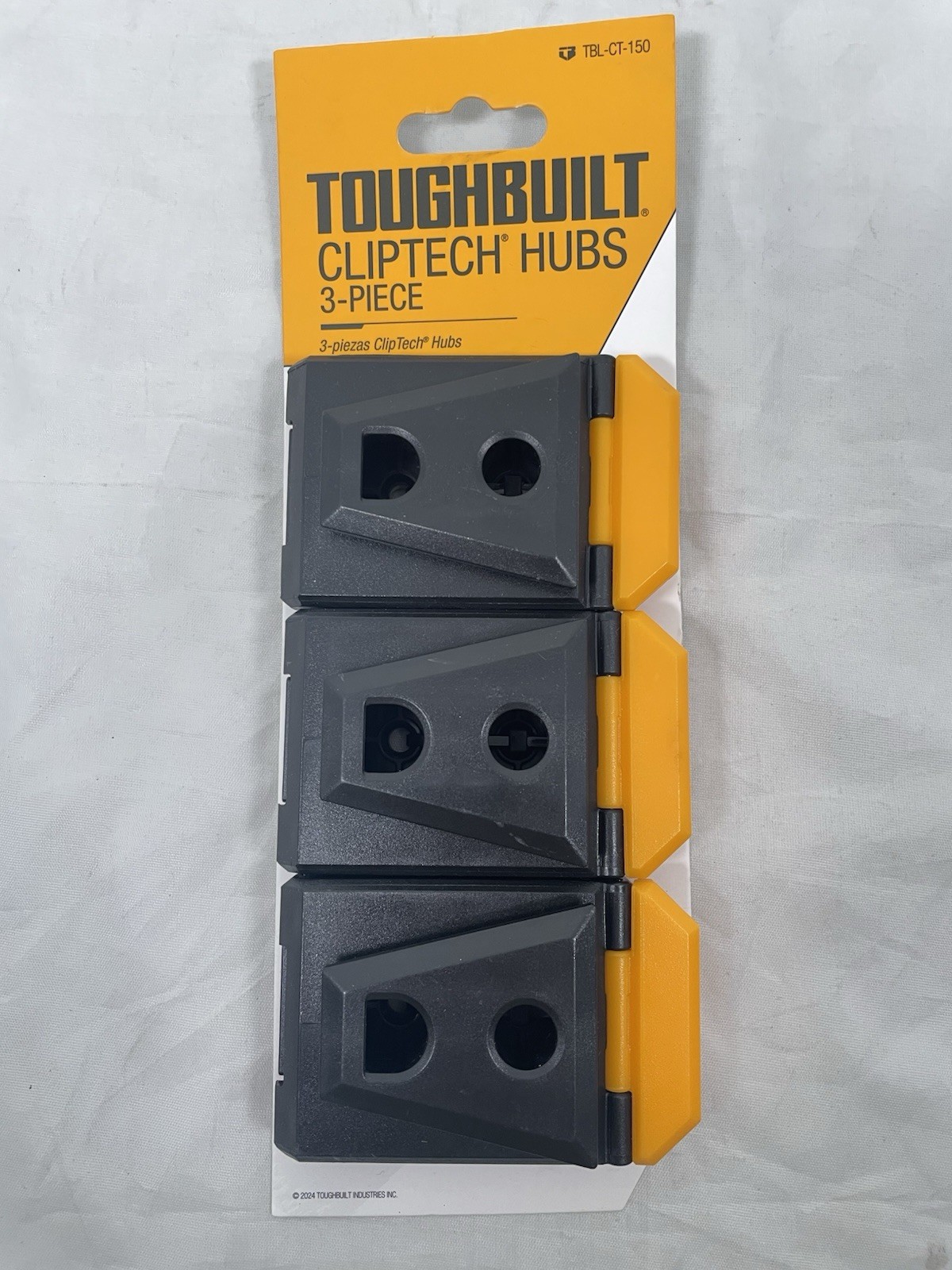 3pc TOUGHBUILT Electrician Small Tool Belt Pouch CLIPTECH Clip On Hubs