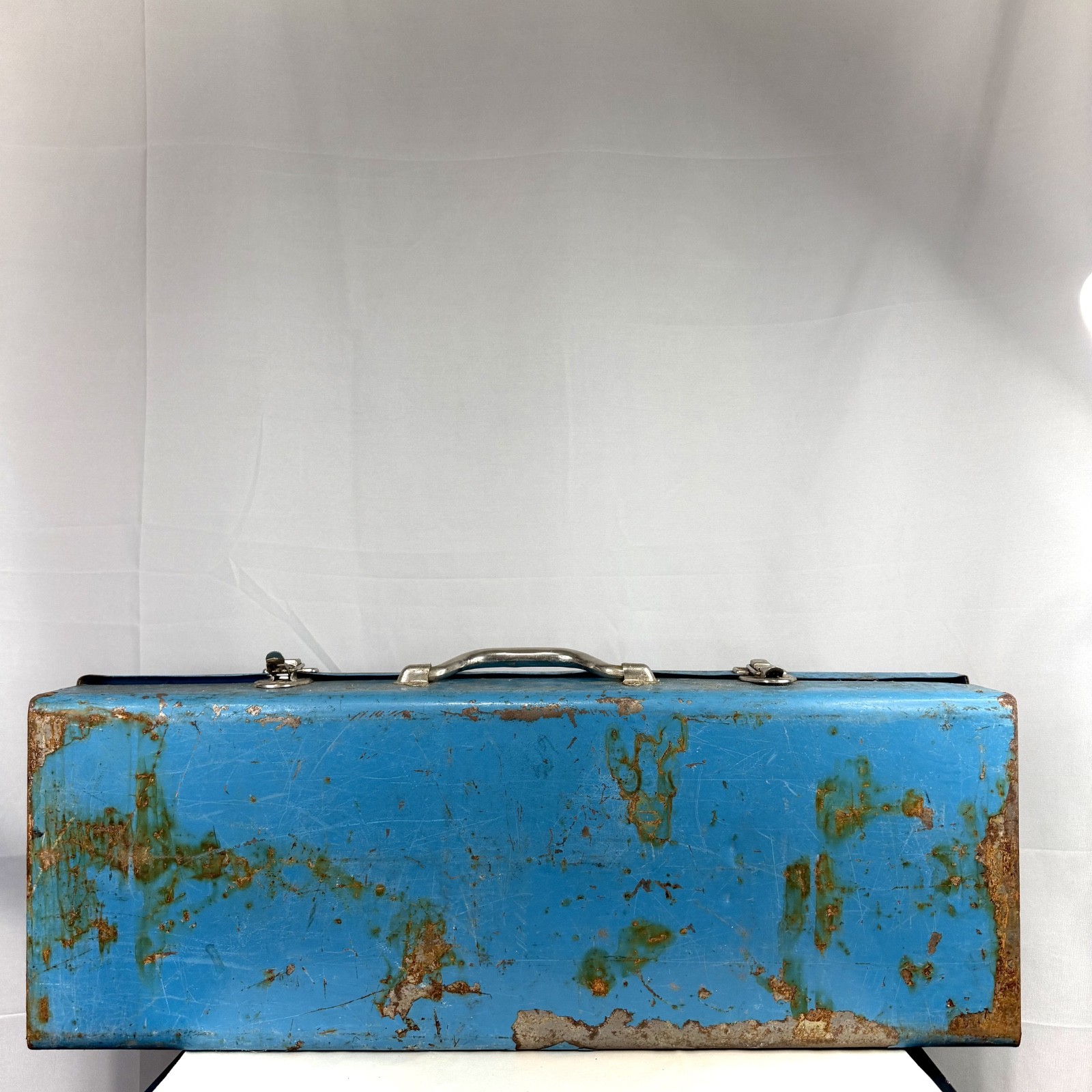 Vintage BOSCH Reciprocating Saw Metal Box with Handle & Clasps / CASE ONLY