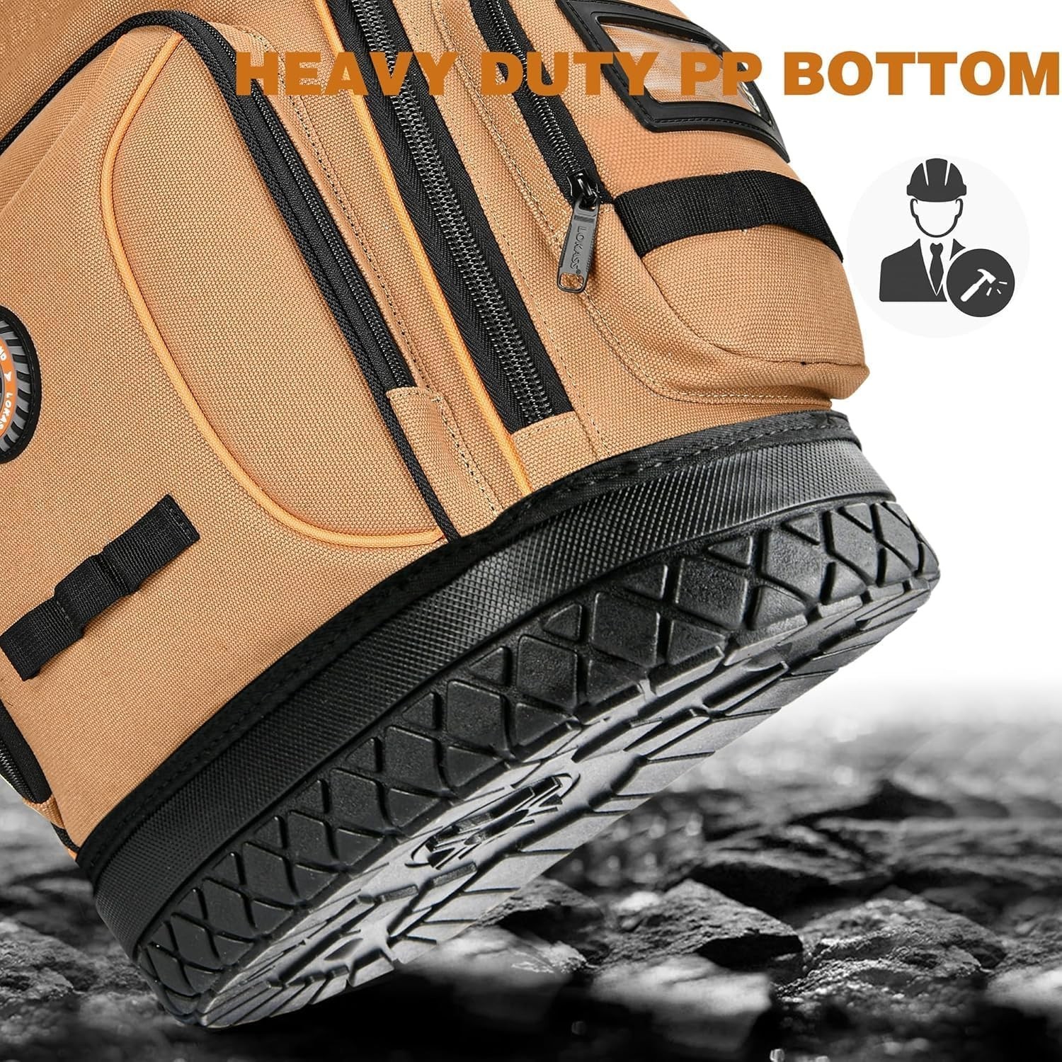 Heavy Duty Tool Bag Backpack with 75 Pockets – Ideal for Electricians & HVAC