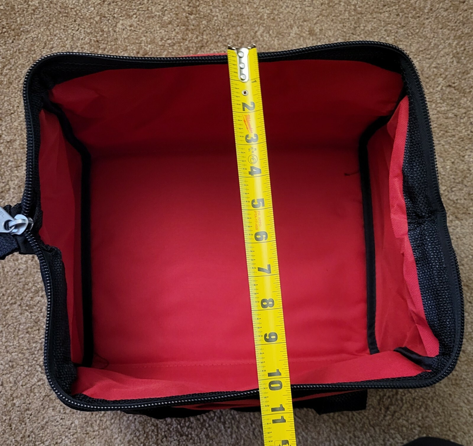 10x New Milwaukee Fuel M12 13″ Heavy Duty Contractors Tool Bag 13″ x 9″ x 10″