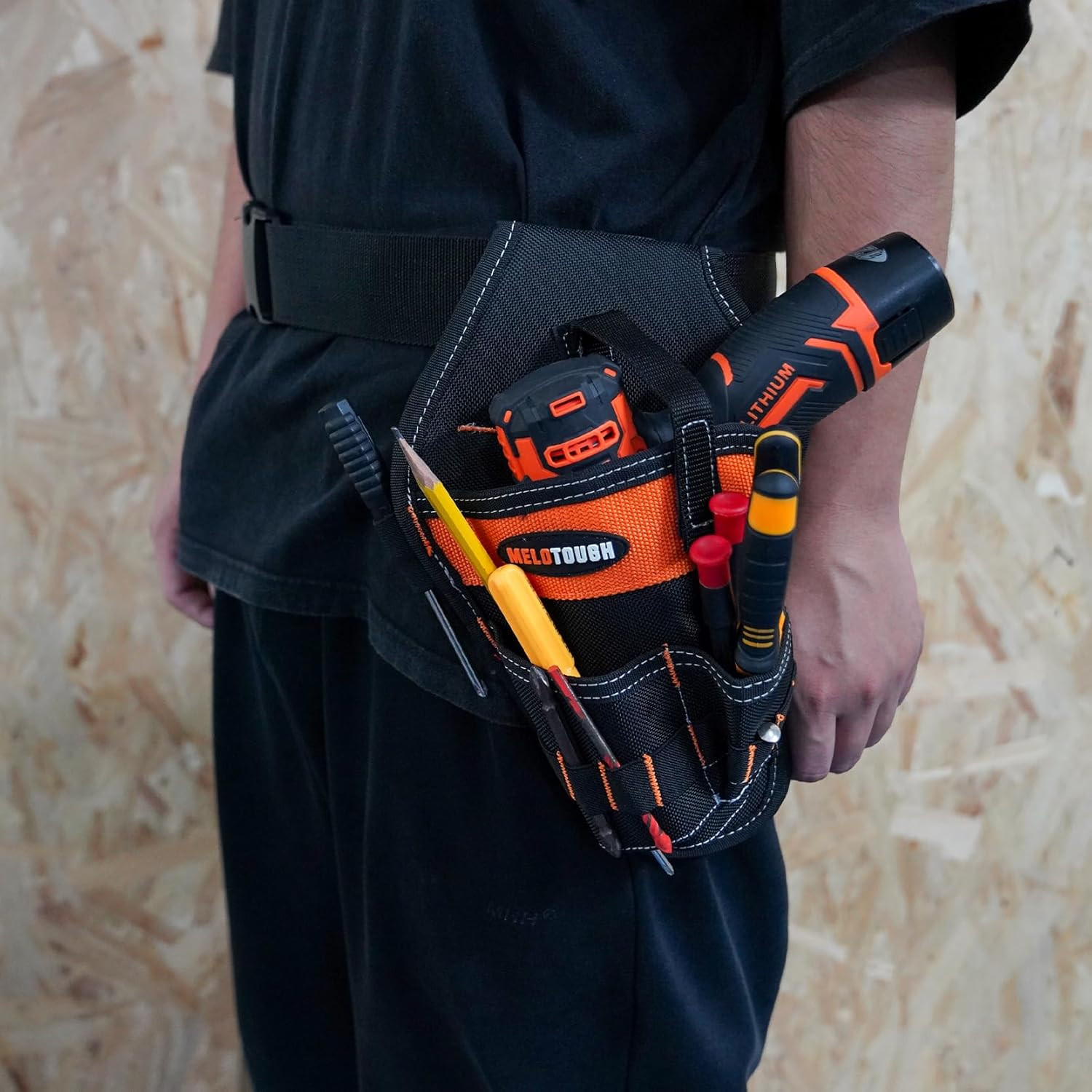 Left/Right Handed Belt Cordless Drill Holster for Tool Belt Drill Pouch Impact D