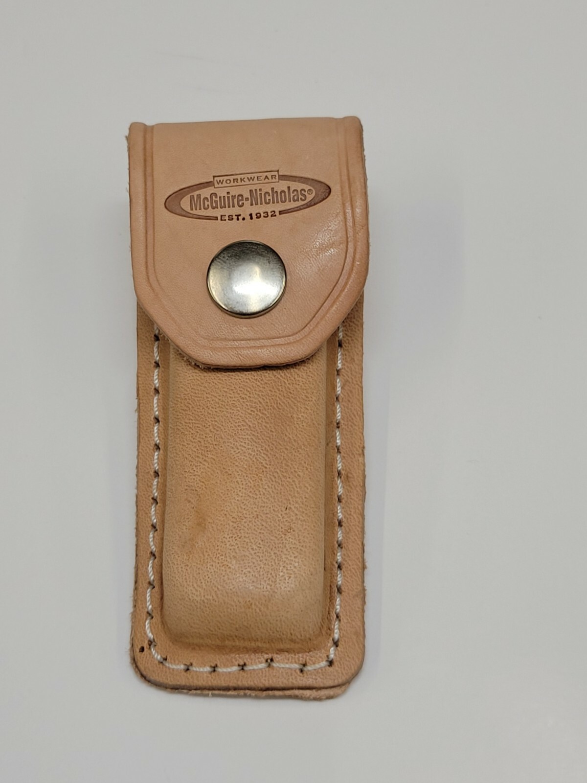 McGuire-Nicholas 4″ Leather Pocket Knife Holder Sheath Belt Loop