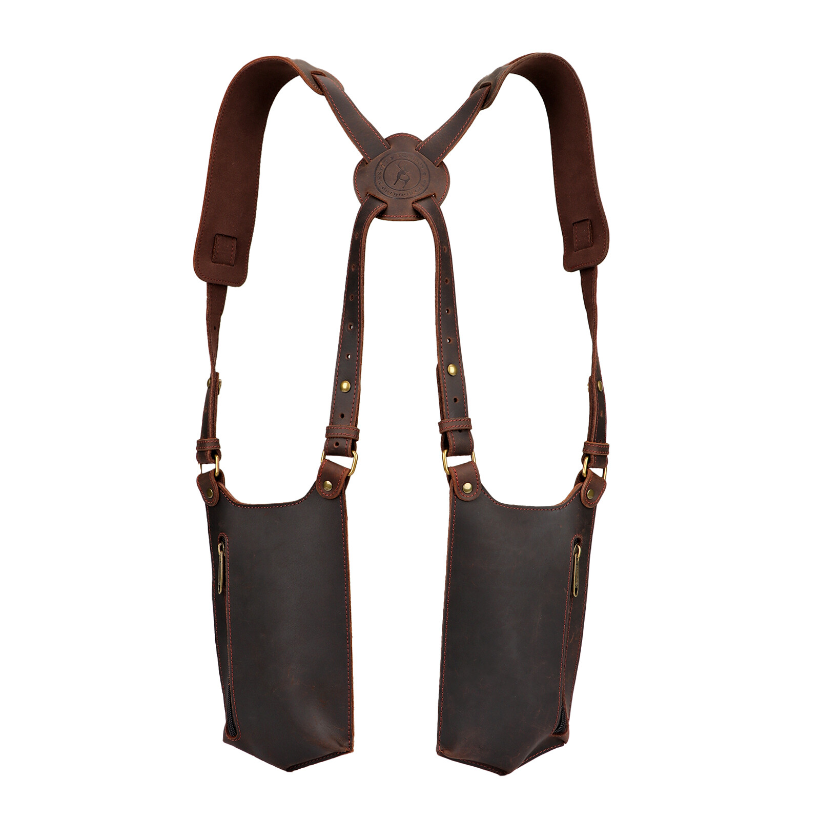 Tourbon Phone Carry Harness Chest Wear Tool Holder Pouch